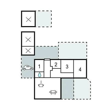 4 Bedroom Lovely In Vaeggerlose Bøtø By